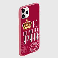 Чехол iPhone 11 Pro матовый Её величество Прекрасная, цвет: 3D-малиновый — фото 2