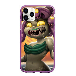 Чехол iPhone 11 Pro матовый Калла Мария Cuphead, цвет: 3D-фиолетовый