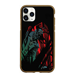 Чехол iPhone 11 Pro матовый Джиперс, цвет: 3D-коричневый