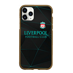 Чехол iPhone 11 Pro матовый LIVERPOOL ЛИВЕРПУЛЬ, цвет: 3D-коричневый