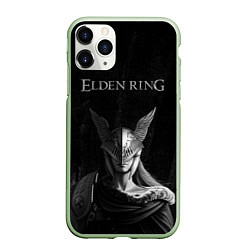 Чехол iPhone 11 Pro матовый ELDEN RING FEARLESS B&W, цвет: 3D-салатовый