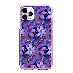 Чехол iPhone 11 Pro матовый Фиолетовая сирень, цвет: 3D-розовый
