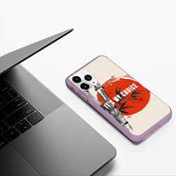 Чехол iPhone 11 Pro матовый Это мой выбор it is my choice Солнце, цвет: 3D-сиреневый — фото 2