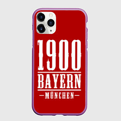 Чехол iPhone 11 Pro матовый Бавария Bayern Munchen, цвет: 3D-фиолетовый