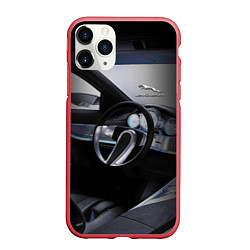 Чехол iPhone 11 Pro матовый Jaguar Salon Prestige!, цвет: 3D-красный