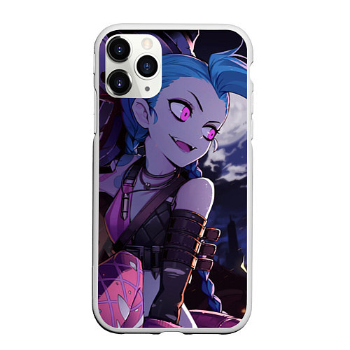 Чехол iPhone 11 Pro матовый Jinx-Jinx / 3D-Белый – фото 1