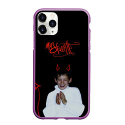 Чехол iPhone 11 Pro матовый Кизару Мас Фуэрте Mas Fuerte Kizaru Обложка, цвет: 3D-фиолетовый