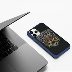 Чехол iPhone 11 Pro матовый ВАРЯГ VARYAG, цвет: 3D-тёмно-синий — фото 2