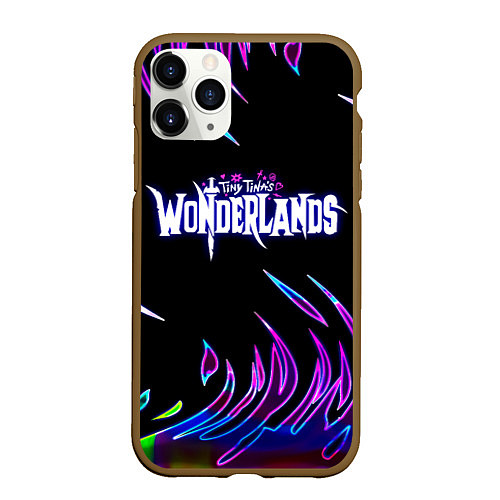 Чехол iPhone 11 Pro матовый Tiny Tinas Wonderlands, Лого / 3D-Коричневый – фото 1