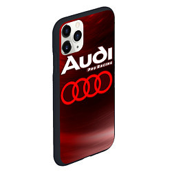Чехол iPhone 11 Pro матовый AUDI Pro Racing Звезды, цвет: 3D-черный — фото 2