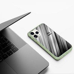 Чехол iPhone 11 Pro матовый OPEL опель, цвет: 3D-салатовый — фото 2