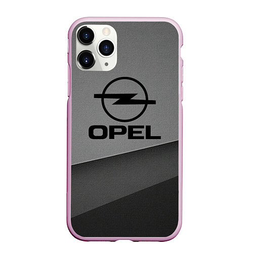 Чехол iPhone 11 Pro матовый Opel astra / 3D-Розовый – фото 1