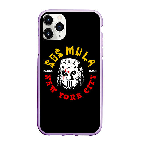 Чехол iPhone 11 Pro матовый ZillaKami x SosMula City Morgue Sleez Bag / 3D-Сиреневый – фото 1