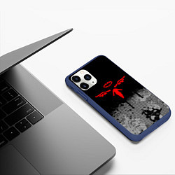 Чехол iPhone 11 Pro матовый VALHALLA GANG ВАЛЬХАЛЛА ТОКИЙСКИЕ, цвет: 3D-тёмно-синий — фото 2