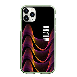 Чехол iPhone 11 Pro матовый Fashion pattern Neon Milano, цвет: 3D-салатовый