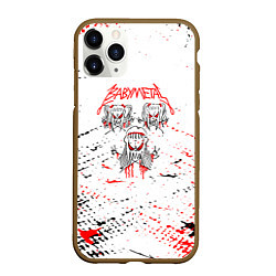 Чехол iPhone 11 Pro матовый BABYMETAL su-metal, цвет: 3D-коричневый