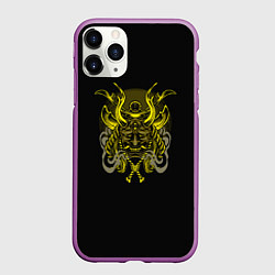 Чехол iPhone 11 Pro матовый Трехглазый Демон Самурай