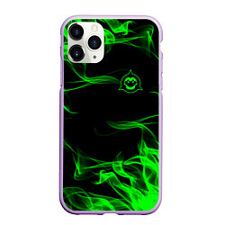 Чехол iPhone 11 Pro матовый Battletoads огонь, цвет: 3D-сиреневый
