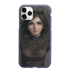 Чехол iPhone 11 Pro матовый Красотка Рил - эрго прокси, цвет: 3D-серый