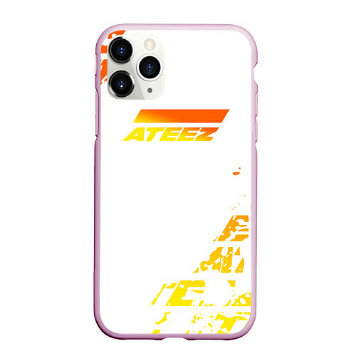 Чехол iPhone 11 Pro матовый Ateez / 3D-Розовый – фото 1