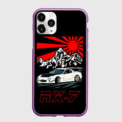 Чехол iPhone 11 Pro матовый Мазда RX - 7