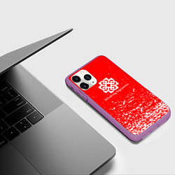 Чехол iPhone 11 Pro матовый Breaking Benjamin, цвет: 3D-фиолетовый — фото 2