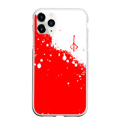 Чехол iPhone 11 Pro матовый BLOODBORNE HUNTER СИМВОЛ ОХОТНИКА