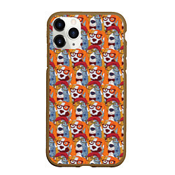 Чехол iPhone 11 Pro матовый Собаки Бассет-Хаунд