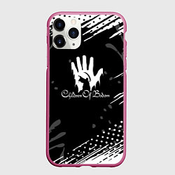Чехол iPhone 11 Pro матовый Children of bodom рука, цвет: 3D-малиновый
