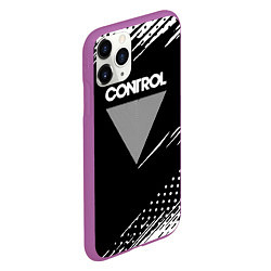 Чехол iPhone 11 Pro матовый Control Gradient, цвет: 3D-фиолетовый — фото 2