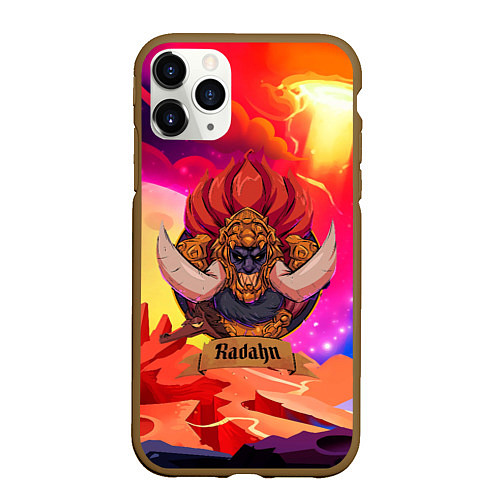 Чехол iPhone 11 Pro матовый Radahn elden ring / 3D-Коричневый – фото 1