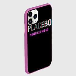 Чехол iPhone 11 Pro матовый Placebo Never Let Me Go, цвет: 3D-фиолетовый — фото 2