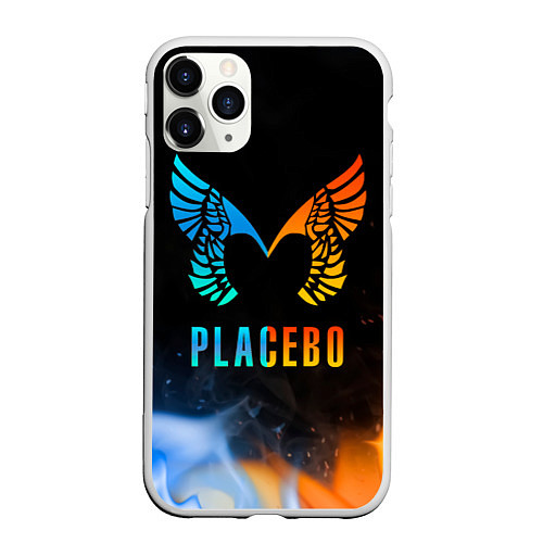 Чехол iPhone 11 Pro матовый Placebo, Logo / 3D-Белый – фото 1