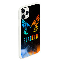 Чехол iPhone 11 Pro матовый Placebo, Logo, цвет: 3D-белый — фото 2