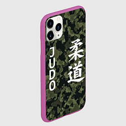 Чехол iPhone 11 Pro матовый JUDO МИЛИТАРИ, цвет: 3D-фиолетовый — фото 2