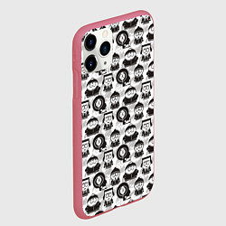 Чехол iPhone 11 Pro матовый Южный парк - персонажи South Park, цвет: 3D-малиновый — фото 2