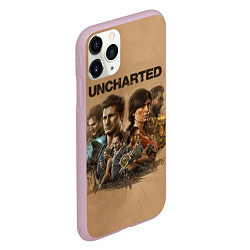 Чехол iPhone 11 Pro матовый Uncharted Анчартед, цвет: 3D-розовый — фото 2