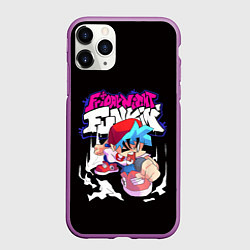 Чехол iPhone 11 Pro матовый Friday Night Funkin Boyfrend