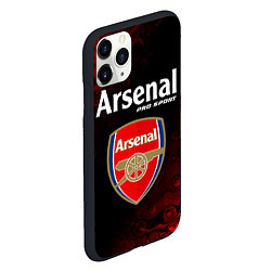 Чехол iPhone 11 Pro матовый АРСЕНАЛ Pro Sport - Разводы, цвет: 3D-черный — фото 2