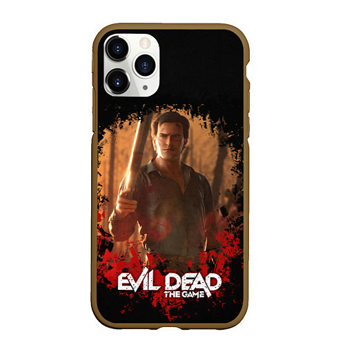 Чехол iPhone 11 Pro матовый Evil Dead The Game Ash / 3D-Коричневый – фото 1