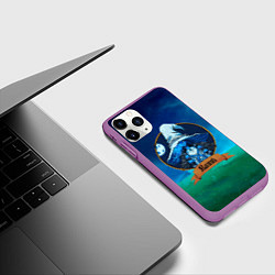 Чехол iPhone 11 Pro матовый Ranni Eldenring, цвет: 3D-фиолетовый — фото 2