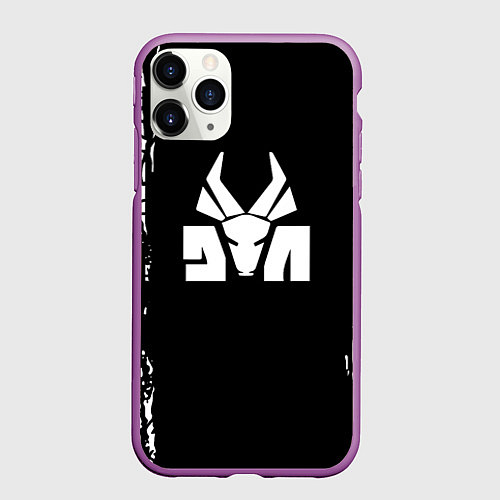 Чехол iPhone 11 Pro матовый Die antwoord / 3D-Фиолетовый – фото 1