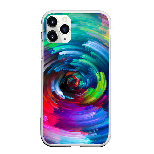 Чехол iPhone 11 Pro матовый Vanguard color pattern 2029 / 3D-Белый – фото 1