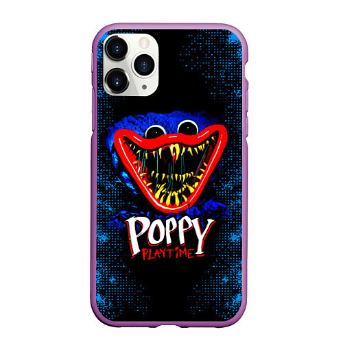 Чехол iPhone 11 Pro матовый POPPY PLAYTIME ХАГГИ ВАГГИ ПОППИ ПЛЕЙТАЙМ / 3D-Фиолетовый – фото 1