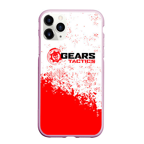 Чехол iPhone 11 Pro матовый Gears tactics gameplay / 3D-Розовый – фото 1