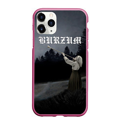 Чехол iPhone 11 Pro матовый Burzum - Filosofem, цвет: 3D-малиновый