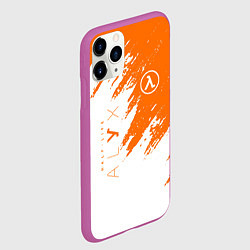 Чехол iPhone 11 Pro матовый Half-life texture, цвет: 3D-фиолетовый — фото 2