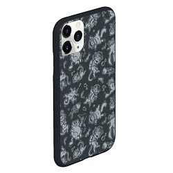 Чехол iPhone 11 Pro матовый Морские Котики: Черный, цвет: 3D-черный — фото 2