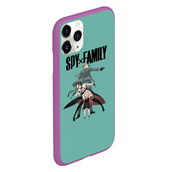 Чехол iPhone 11 Pro матовый Spy x Family, цвет: 3D-фиолетовый — фото 2