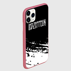 Чехол iPhone 11 Pro матовый LED ZEPPELIN ЛЕД ЗЕППЕЛИН, цвет: 3D-малиновый — фото 2